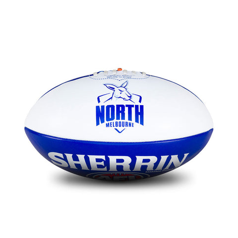 North Melbourne Kangaroos Sherrin Autograph Football size 3