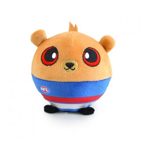 Western Bulldogs AFL Plush Squishii Player – 10cm Mini Novelty Toy