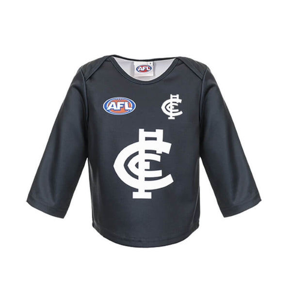Carlton Blues Longsleeve Baby Toddlers Footy Jumper Guernsey