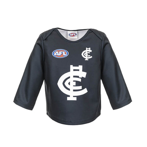 Carlton Blues Longsleeve Baby Toddlers Footy Jumper Guernsey