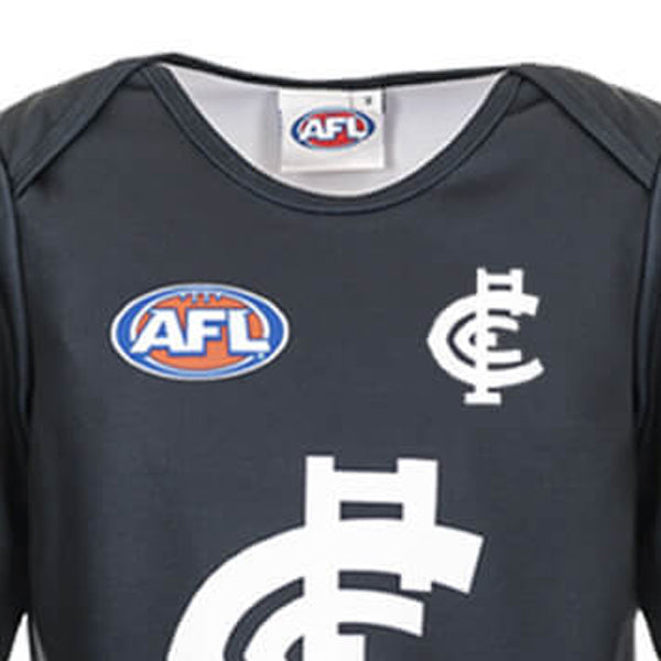 Carlton Blues Longsleeve Baby Toddlers Footy Jumper Guernsey