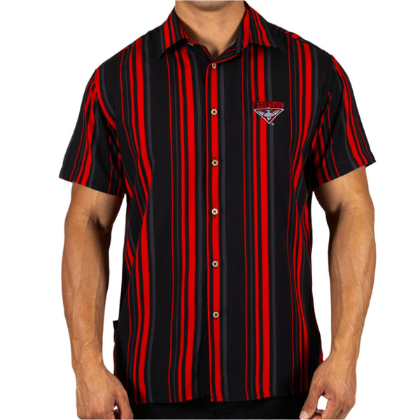 Essendon Bombers AFL Footy Mens Adults Sorrento Rayon Party Shirt