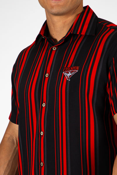 Essendon Bombers AFL Footy Mens Adults Sorrento Rayon Party Shirt