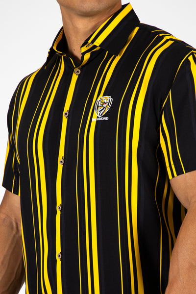Richmond Tigers AFL Footy Mens Adults Sorrento Rayon Party Shirt
