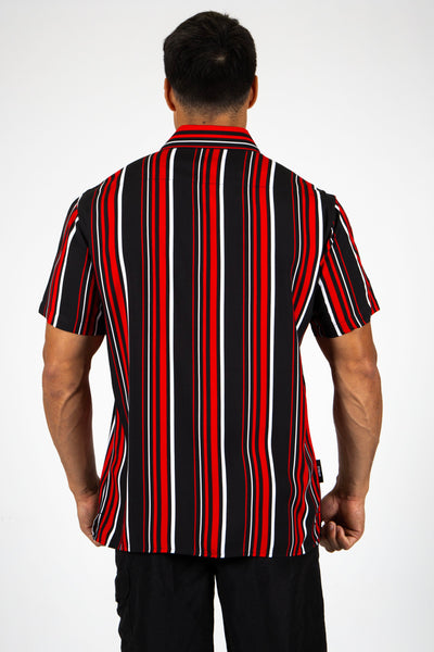 St Kilda Saints AFL Footy Mens Adults Sorrento Rayon Party Shirt