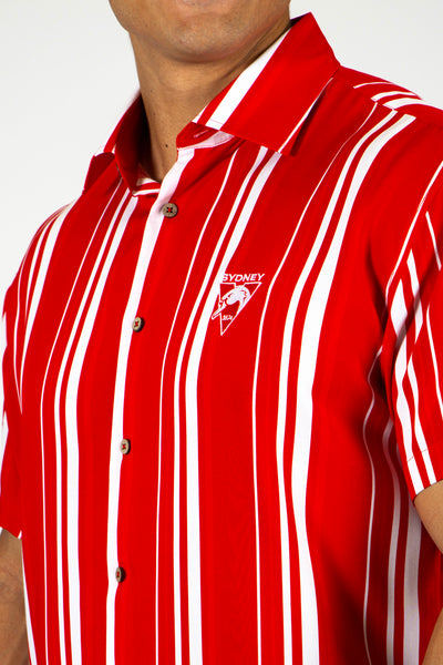 Sydney Swans AFL Footy Mens Adults Sorrento Rayon Party Shirt