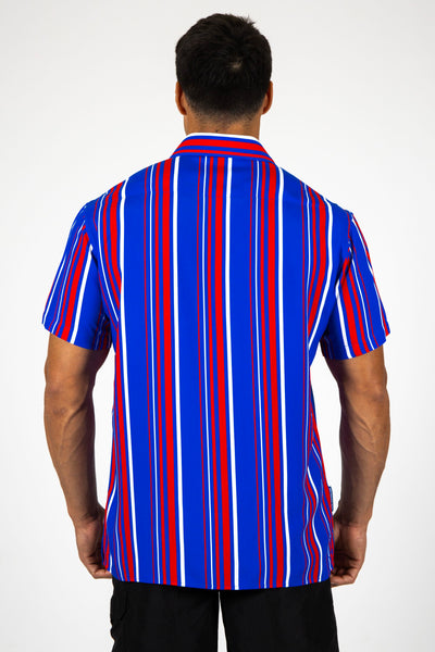 Western Bulldogs AFL Footy Mens Adults Sorrento Rayon Party Shirt