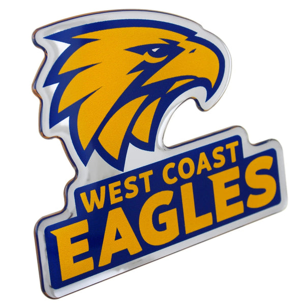 West Coast Eagles Premium Chrome Car Decal Coated Auto Sticker