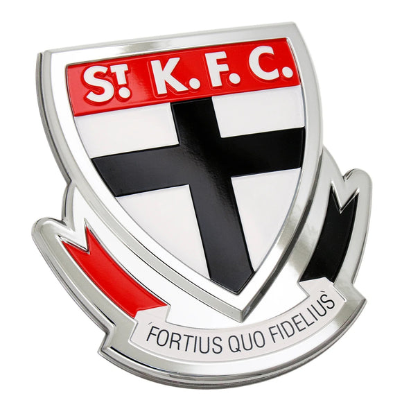 St Kilda Saints 3D Peel-N-Stick Chrome Car Badge Decal Coated Auto Sticker