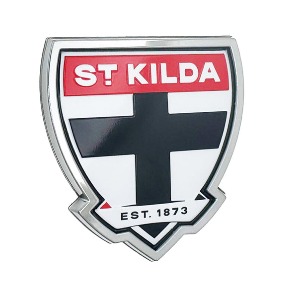 St Kilda Saints 3D Peel-N-Stick Chrome Car Badge Decal Coated Auto Sticker