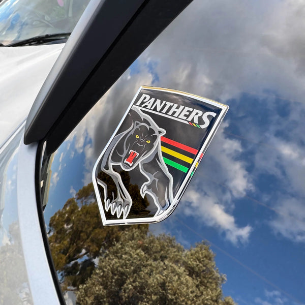 Penrith Panthers NRL Premium Chrome Logo Decal Sticker