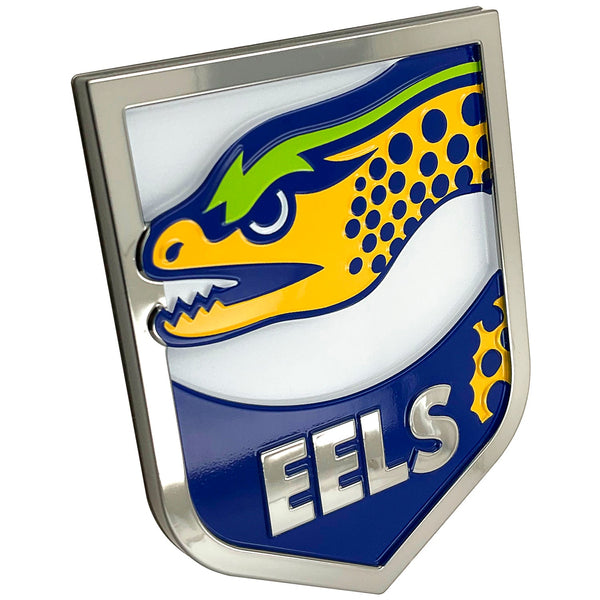 Parramatta Eels NRL 3D Peel-N-Stick Chrome Car Badge