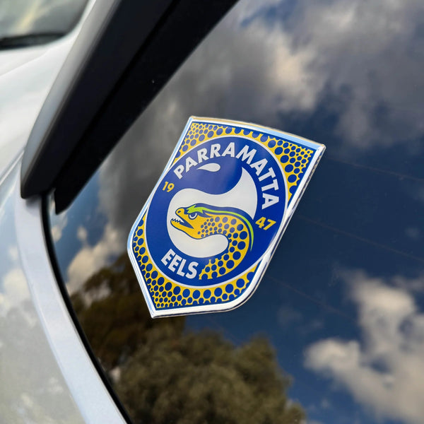 Parramatta Eels NRL Premium Chrome Logo Decal Sticker