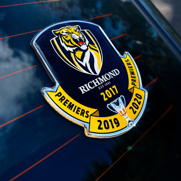Richmond Tigers Dynasty Chrome Logo Decal Sticker