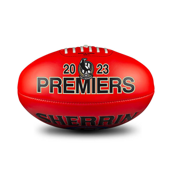 Collingwood Magpies 2023 Premiers Sherrin Super Soft Touch Football size 3