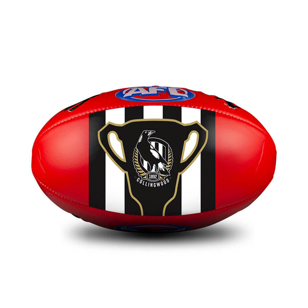 Collingwood Magpies 2023 Premiers Sherrin Super Soft Touch Football size 3