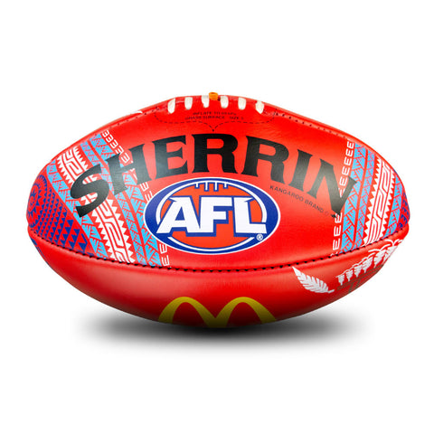 Sherrin 2024 SDNR Indigenous Leather Official Game Football size 5