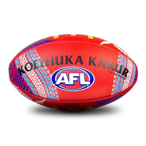 Sherrin 2025 SDNR Indigenous Leather Replica Game Football size 5