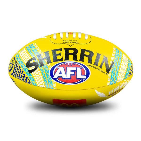 Sherrin 2025 SDNR Indigenous PVC Soft Touch Replica Football size 3