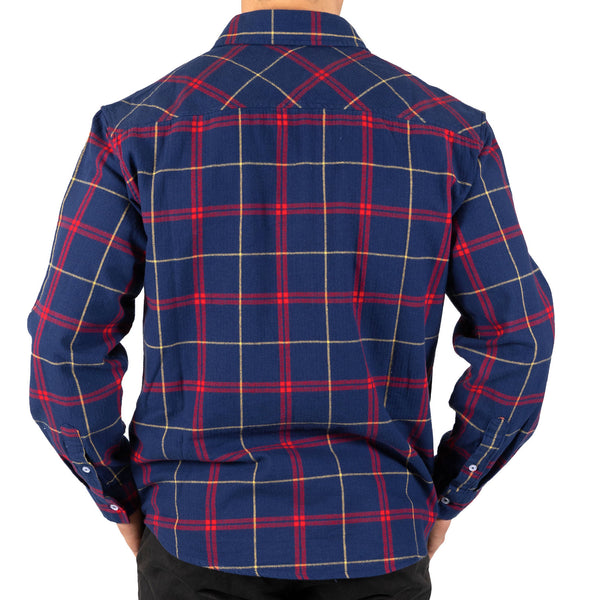 Adelaide Crows Mens Adults Mustang Flannel Shirt