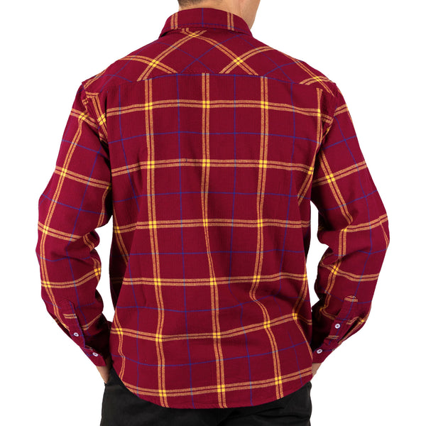 Brisbane Lions Mens Adults Mustang Flannel Shirt