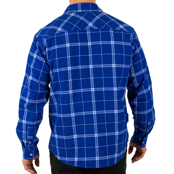 North Melbourne Kangaroos Mens Adults Mustang Flannel Shirt