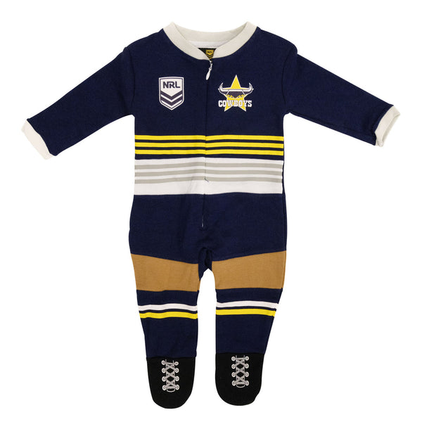 North Queensland Cowboys NRL Baby Infant Romper Jumpsuit