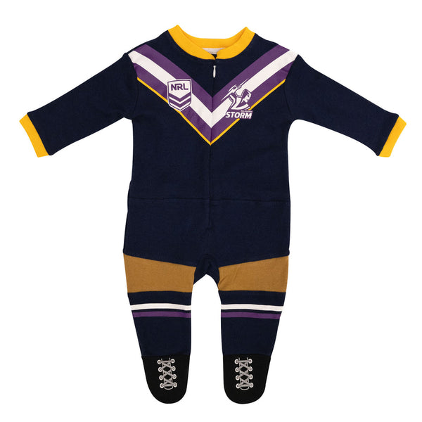 Melbourne Storm NRL Baby Infant Romper Jumpsuit