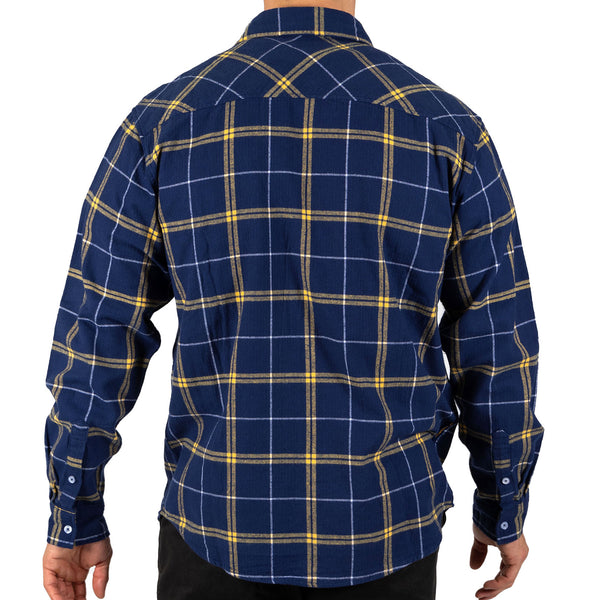 North Queensland Cowboys NRL Mens Adults Mustang Flannel Shirt