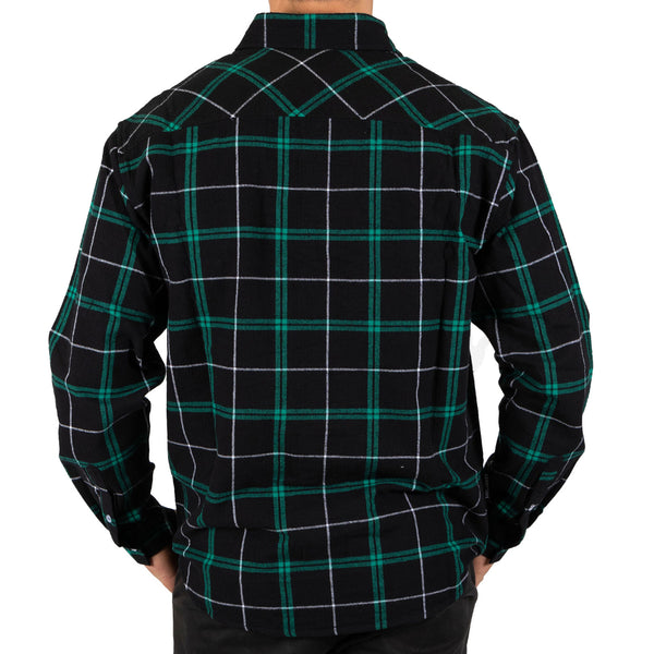 South Sydney Rabbitohs NRL Mens Adults Mustang Flannel Shirt