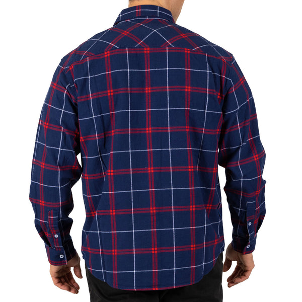 Sydney Roosters NRL Mens Adults Mustang Flannel Shirt