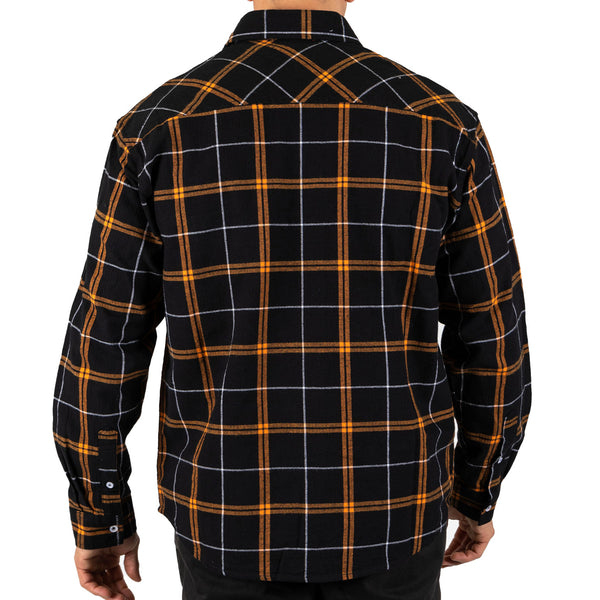 Wests Tigers NRL Mens Adults Mustang Flannel Shirt