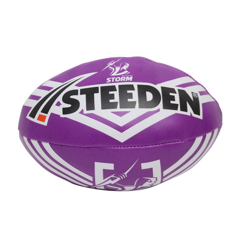 Melbourne Storm NRL Steeden Supporter Sponge Ball 6 inch