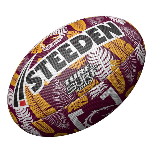 Brisbane Broncos NRL Turf to Surf Beach Ball size 3