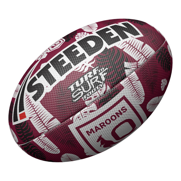 QLD Maroons State of Origin Turf to Surf Beach Ball size 3