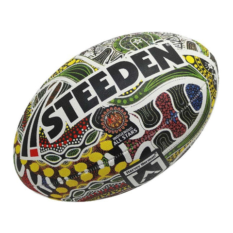 Steeden NRL Indigenous All Stars Supporter Football Rugby League Ball