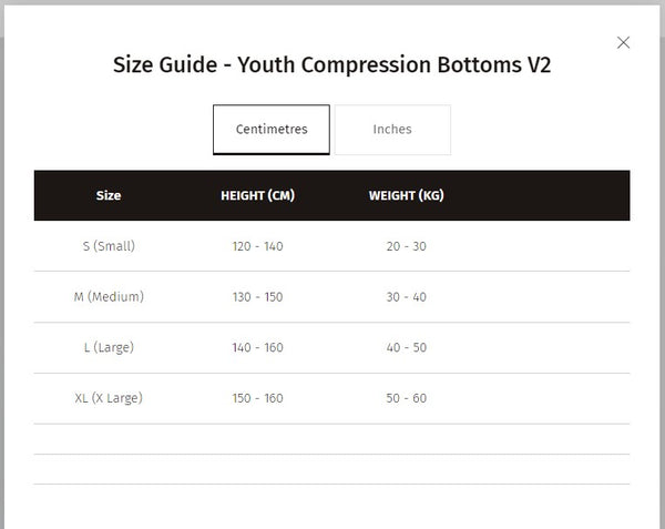 2XU Core Boys Youth Compression Shorts Black Black