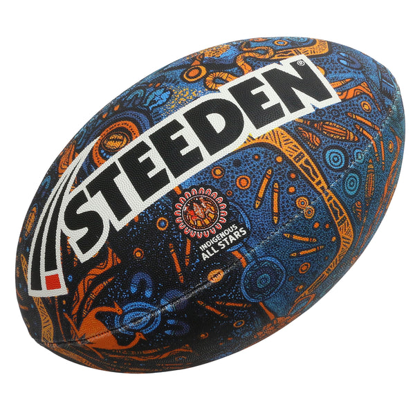 Steeden NRL Indigenous All Stars Supporter Football Rugby League Ball
