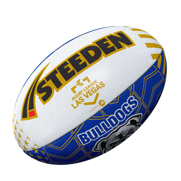 Steeden Canterbury Bulldogs 2026 NRL Las Vegas Supporter Ball - Size 5