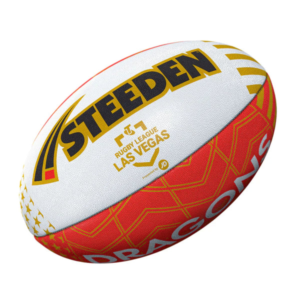 Steeden St George Illawarra Dragons 2026 NRL Las Vegas Supporter Ball - Size 5
