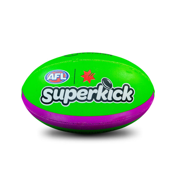 Sher Rind Sherrin Precision Superkick Green Purple All Surface Football size 2