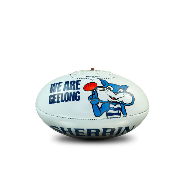 Geelong Cats AFL Sherrin PVC Mascot Ball 20cm
