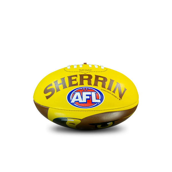 Hawthorn Hawks AFL Sherrin PVC Mascot Ball 20cm