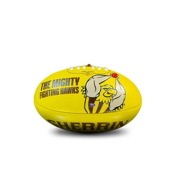 Hawthorn Hawks AFL Sherrin PVC Mascot Ball 20cm