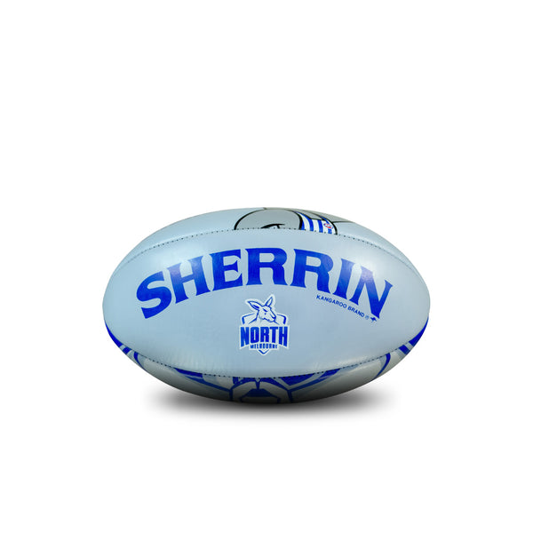 North Melbourne Kangaroos AFL Sherrin PVC Mascot Ball 20cm