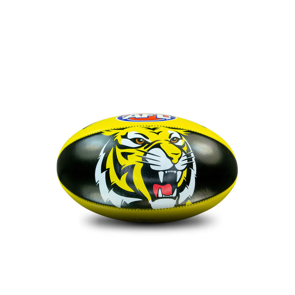 Richmond Tigers AFL Sherrin PVC Mascot Ball 20cm