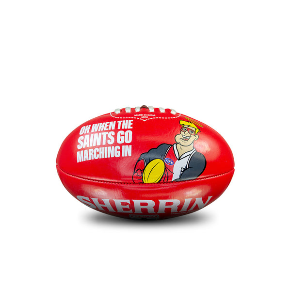 St Kilda Saints AFL Sherrin PVC Mascot Ball 20cm