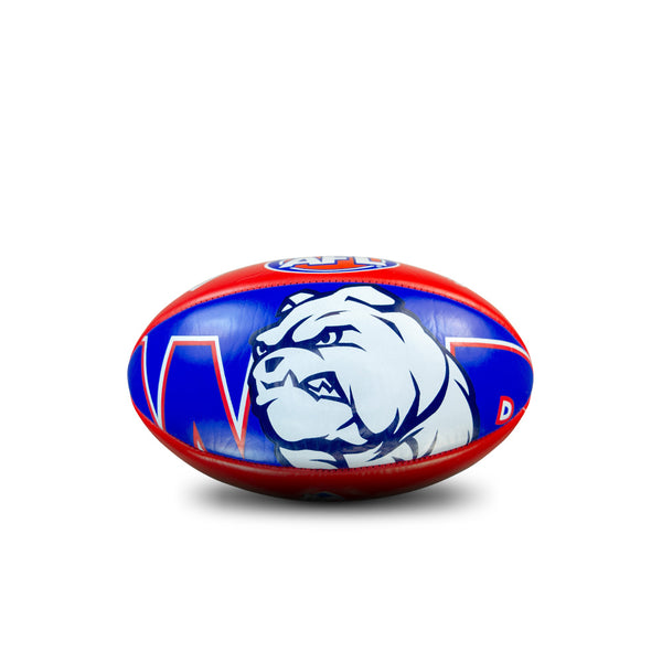 Western Bulldogs AFL Sherrin PVC Mascot Ball 20cm