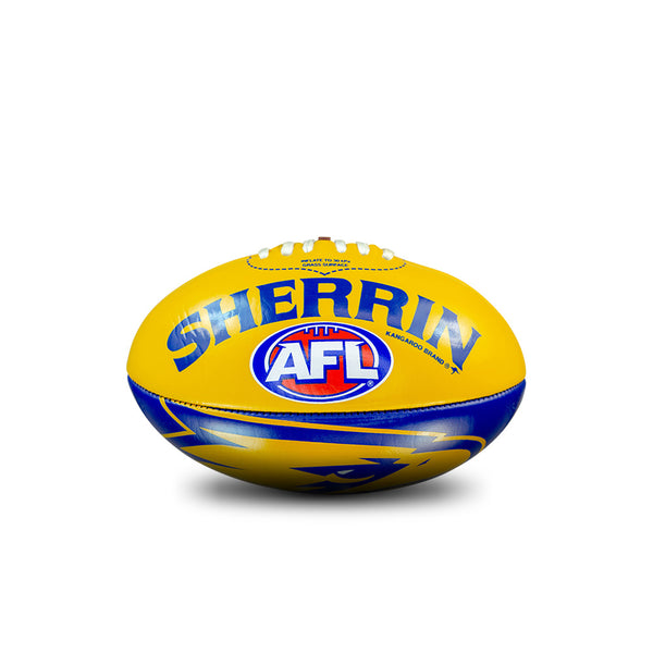 West Coast Eagles AFL Sherrin PVC Mascot Ball 20cm