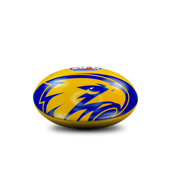 West Coast Eagles AFL Sherrin PVC Mascot Ball 20cm